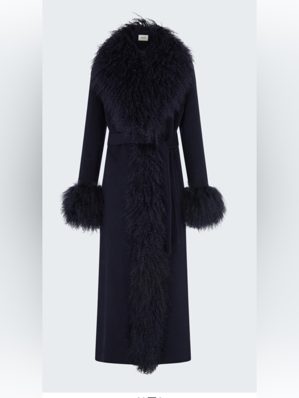 Ducie Lola Fur Trim Coat